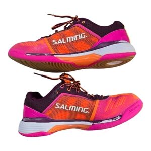 Salming Pink and Orange Athletic Shoes